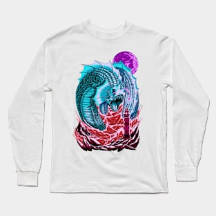 Leviathan The Sea Serpent Long Sleeve T-Shirt